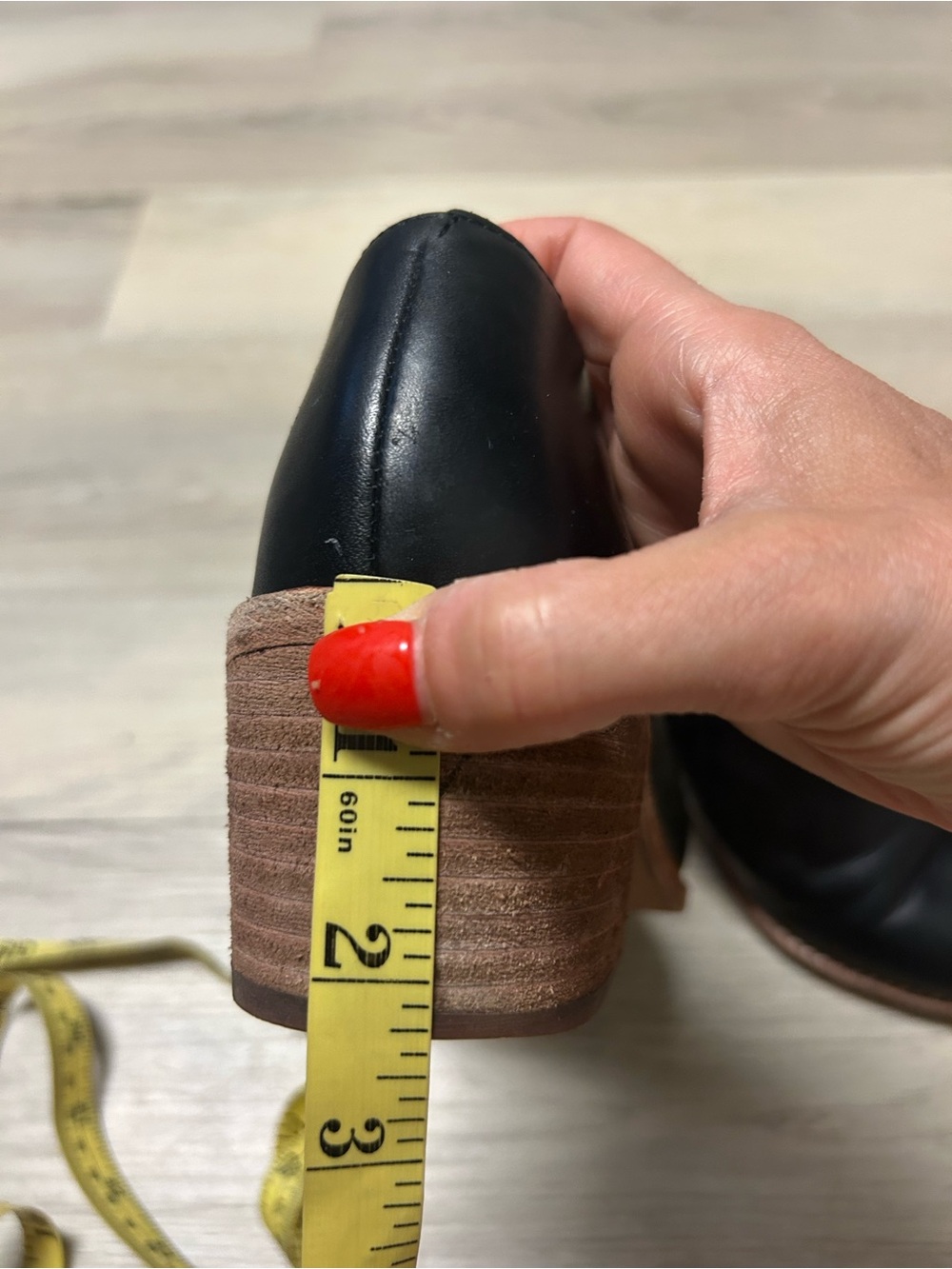 Madewell The Brady Lowcut Bootie Shoe Black Leather Womens Size 8 Pointed Toe - Picture 11 of 13